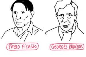 Cubisme, Pablo Picasso et Georges Braque