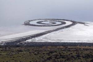 Spiral Jetty from rozel point