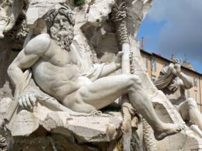 Fontaine des quatre fleuves par Le Bernin - Piazza Navona, Rome. Photo : Mariordo (Mario Roberto Durán Ortiz)  CC BY-SA 4.0