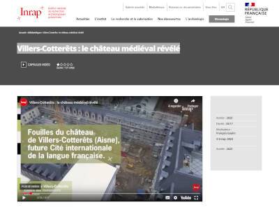 Villers-Cotterêts : le château médiéval révélé