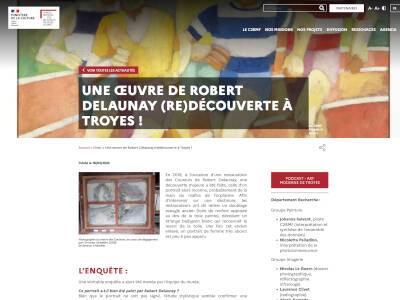 Restauration des Coureurs de Robert Delaunay