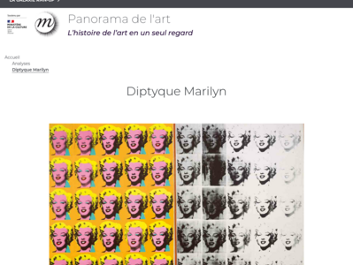 Diptyque Marilyn d'Andy Warhol