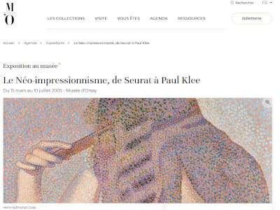 Le Néo-impressionnisme, de Seurat à Paul Klee