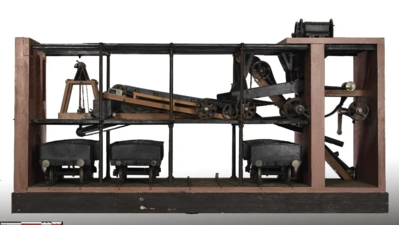Restauration d’un modèle de triage de charbon des collections du musée des Arts et Métiers