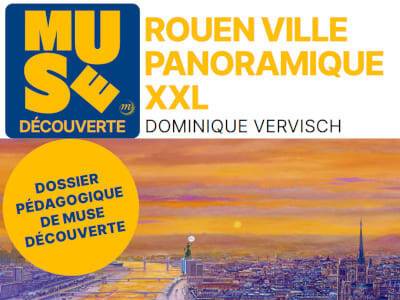 Rouen Ville panoramique XXL de Dominique Vervisch
