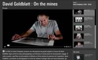 Screenshot du site web du Centre Pompidou : playlist vidéo consacrée à David Goldblatt