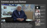 Screenshot du site web du Centre Pompidou : aperçu de l'entretien avec Louis Stettner dans son appartement