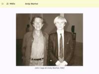 Andy Warhol (et la musique)