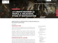 La Liberté guidant le peuple, E. Delacroix, étude et restauration