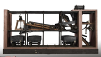 Restauration d’un modèle de triage de charbon des collections du musée des Arts et Métiers