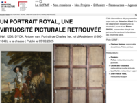 Un portrait royal, une virtuosité picturale retrouvée
