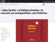 Mes forêts d'Hélène Dorion : le recueil, sa composition, ses thèmes