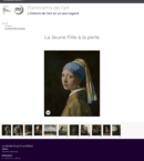 La Jeune Fille à la perle de Johannes Vermeer