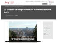 Au cœur de la cité antique de Nîmes, les fouilles de l'avenue Jean-Jaurès