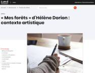 Mes Forêts d'Hélène Dorion - Contexte artistique