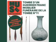 Tombe d'un guerrier franc, mobilier funéraire de la tombe n°11