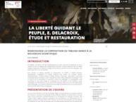 La Liberté guidant le peuple, E. Delacroix, étude et restauration