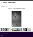 Poignard moghol à tête de cheval