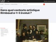 Arthur Rimbaud - Contecte artistique