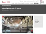 Archéologie des jeux de paume