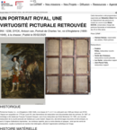 Un portrait royal, une virtuosité picturale retrouvée