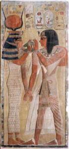 Séthi Ier et Hathor, tombe de Séthi Ier (vallée des rois) - RMN-Grand Palais / Hervé Lewandowski