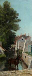 L'Abreuvoir rue de la Halle - Franck Cinot