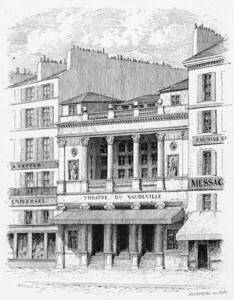 L'ancien Théâtre du Vaudeville situé place de la Bourse à Paris.