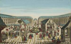 La foire Saint-Ovide par Jacques-Gabriel Huquier, (musée de la Révolution française)