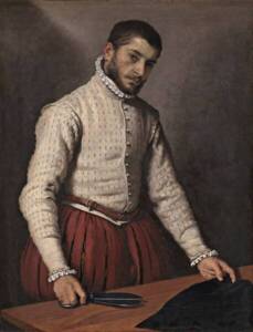 Chausses portées avec un pourpoint ( The Tailor ) - Giovanni Battista Moroni - National Gallery of London - The Yorck Project