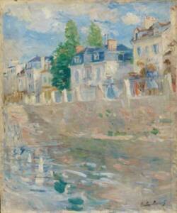 Quais de Seine &agrave; Bougival par Berthe Morisot