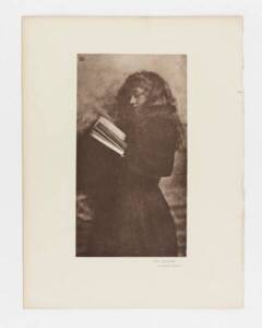 Girl reading, photographie par Robert Demachy