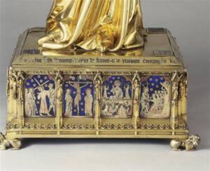Vierge et l'Enfant de Jeanne d'Evreux (détail) - Photo (C) RMN-Grand Palais (musée du Louvre) / Martine Beck-Coppola