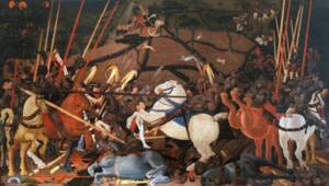 La Bataille de San Romano par Paolo Ucello