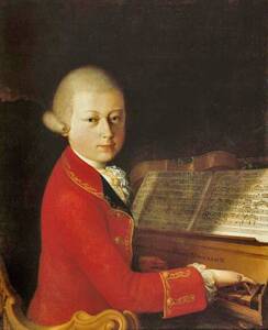 Portrait de Mozart âgé de 14 ans, par Saverio dalla Rosa (1770)
