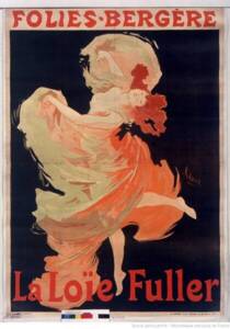 Affiche Folies Bergère "La Loïe Fuller", Jules Chéret, 1893