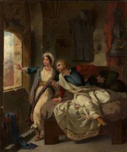 Rebecca and the Wounded Ivanhoe par Eugène Delacroix - 1823 - MET