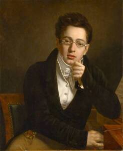 Le jeune Schubert par Josef Abel ©KHM-Museumsverband