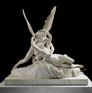Psyché ranimée par le baiser de l'Amour par Antonio Canova - Musée du Louvre, Dist. RMN-Grand Palais / Raphaël Chipault