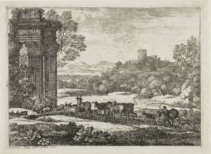 Le retour du troupeau par temps d’orage, 1651, Claude Lorrain (1600-1682), Art Institute of Chicago, COO