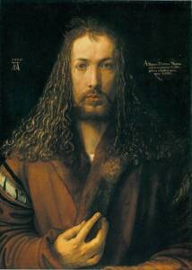 Autoportrait à la fourrure, Albrecht Dürer, 1500