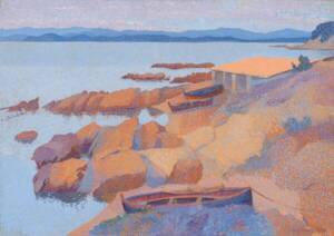 Calanque des Antibois, 1891/1892  - Henri-Edmond Cross - National Gallery of Art  of Washington - Domaine public