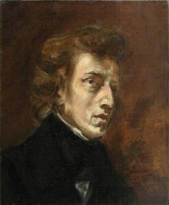 Frédéric Chopin par Eugène Delacroix - 1838 © 2004 Musée du Louvre / Angèle Dequier