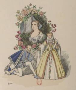 La Princesse de Clèves de Madame de Lafayette (1678) - illustrations par Serge de Solomko (1925)